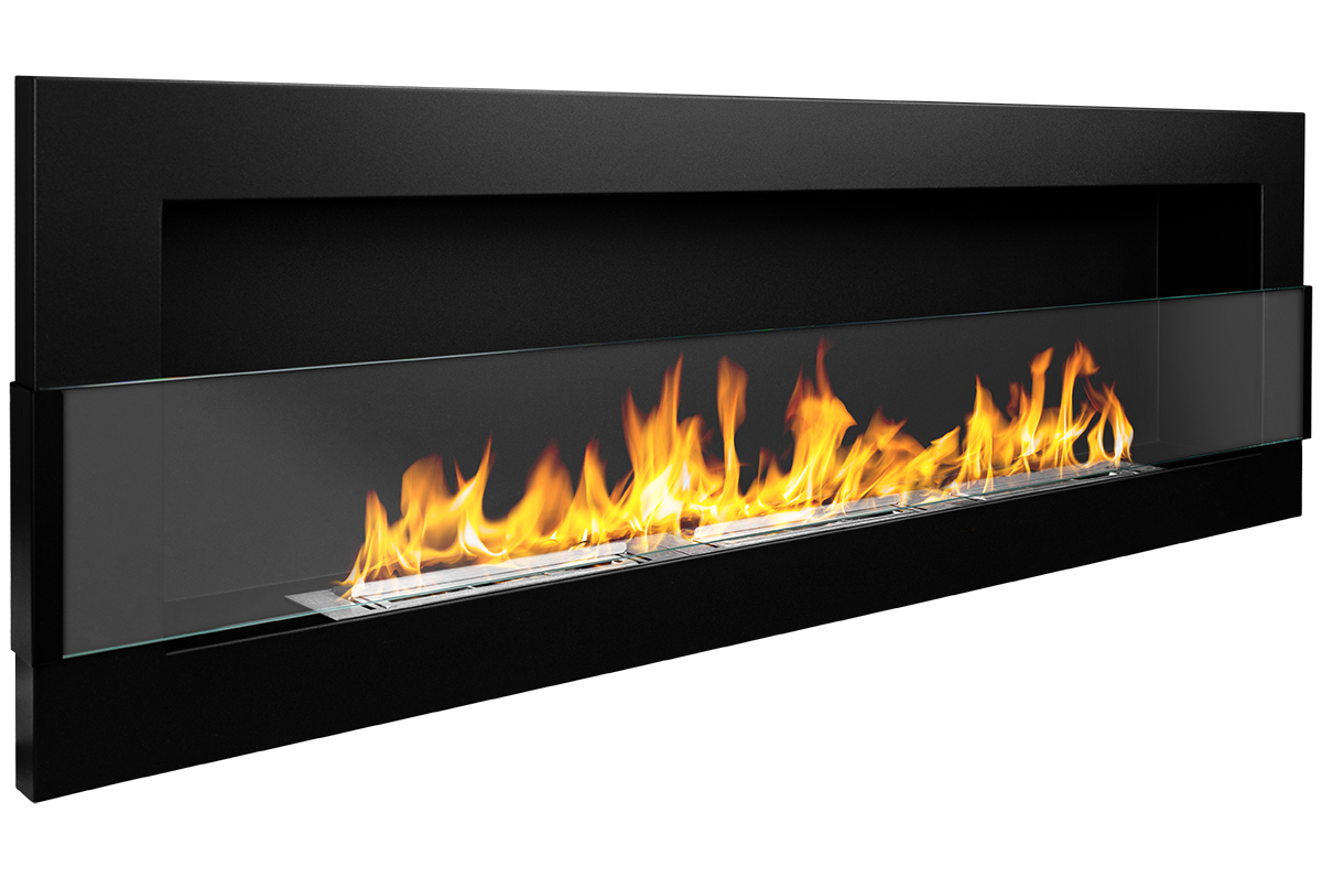 Szyba do biokominka wiszącego 1200x400